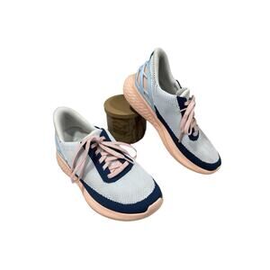 Kizik Athens Bahama Women’s Hands Free Comfort Shoes Sneaker Size 8 Gray/Peach